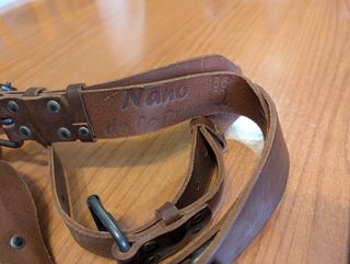 Arnés para Cámaras doble, cuero Nano de la Rosa