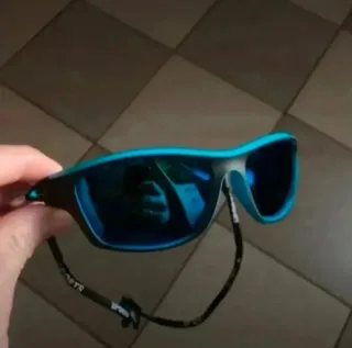 Gafas de Sol Deportivas Unisex Azules +Correa Azul