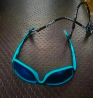 Gafas de Sol Deportivas Unisex Azules +Correa Azul