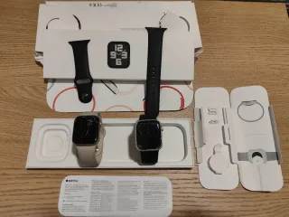 DOS Apple Watches SE Gen 2 GPS + Caja + Correas