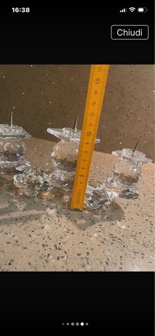 Portacandele Swarovski vintage