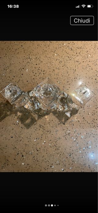 Portacandele Swarovski vintage