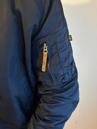 Cazadora Bomber Alpha Industries Azul