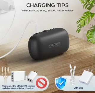 Batería KKCOBVR para Meta/Oculus Quest 3 Pro