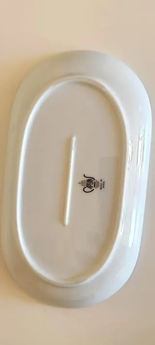 Bandeja decorativa Capeans porcelana