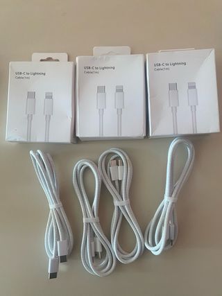 Cargadores  carga rápida iPhone y Samsung