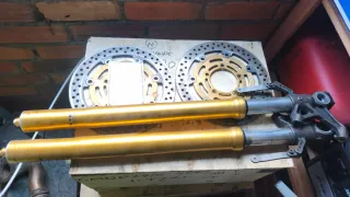 Barras Horquilla Zx6r Doradas 2004