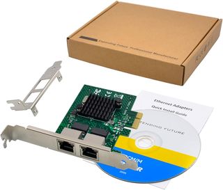 Tarjeta Red PCIe Gigabit Ethernet 2 Puertos RJ45