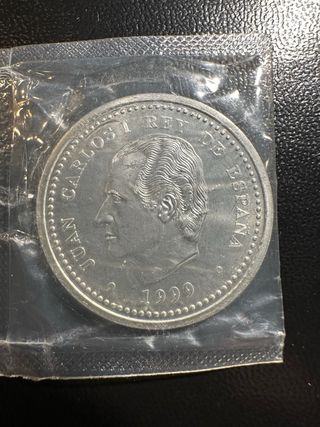 Moneda 2000 Pesetas Plata Xacobeo 1999