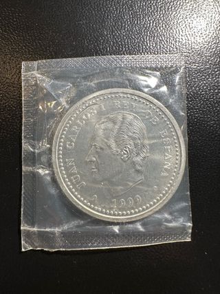 Moneda 2000 Pesetas Plata Xacobeo 1999