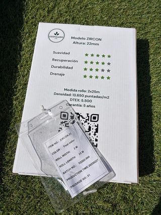 Cesped Artificial GESPALAND ZIRCON 10m x 2m