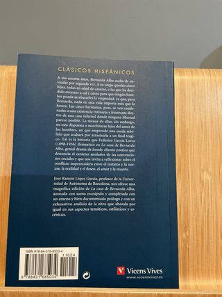 La Casa De Bernarda Alba (Clasicos Hispanicos /...
