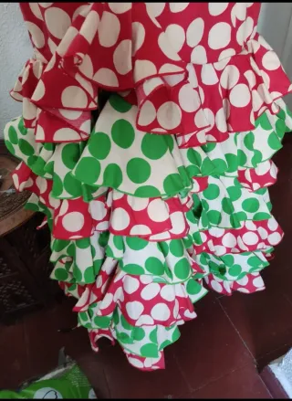 Vestido de flamenca lunares