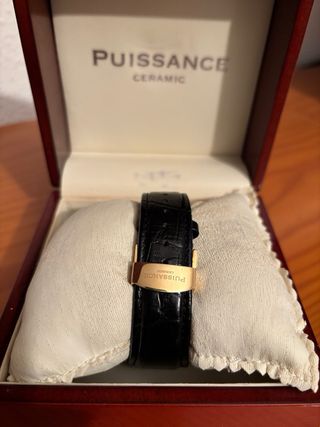 Reloj Puissance Ceramic Acero Baño Oro