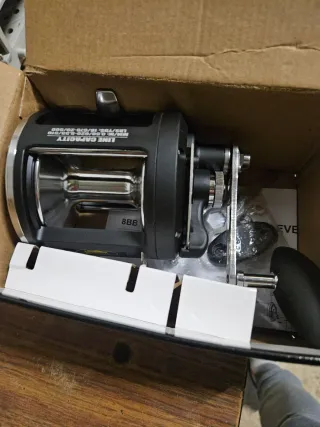 2 uds Caña pesca pelamis Stand Up 1220 y carrete