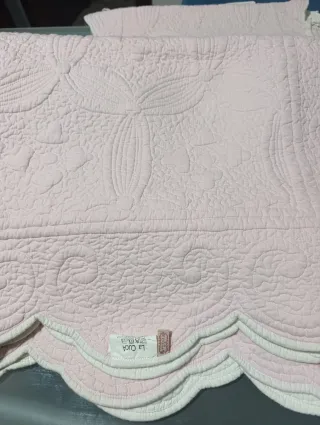 Colcha y Chichonera para Cuna Reversible 40x180cm