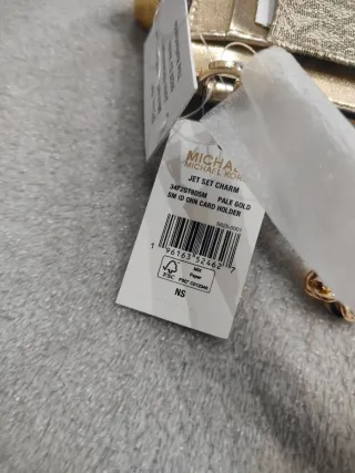 Portacarte Michael Kors Oro Glitter