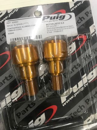 Contrapesos Manillar Puig Oro Yamaha