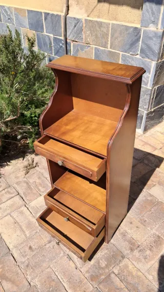 Mesita auxiliar vintage mueble telefonero