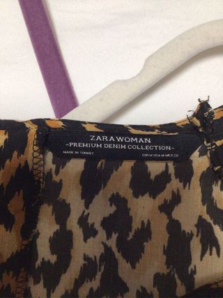 Vestido Zara Leopardo