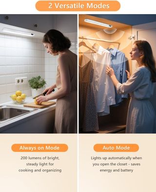 4 Lámparas LED para Armarios/Estantes