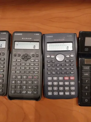 Lote 5 calculadoras Casio