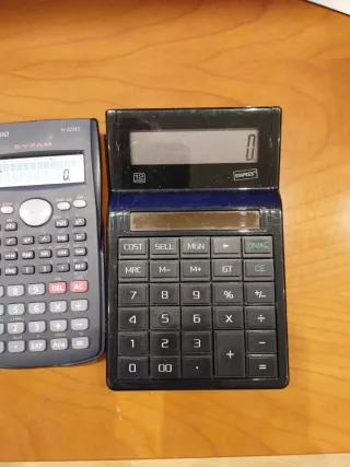 Lote 5 calculadoras Casio