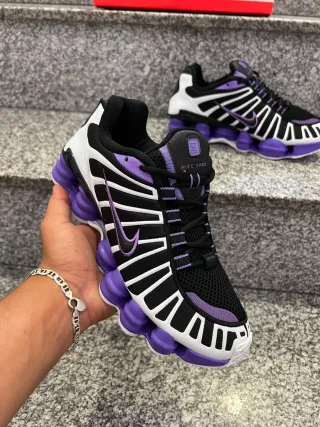Nike Shox Zapatos Deportivos Negro Púrpura
