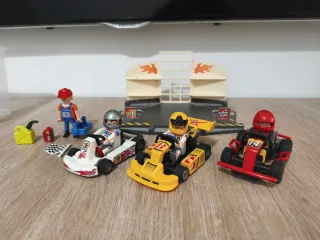 Playmobil Coches de Carreras y Accesorios