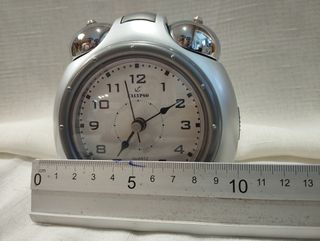 Despertador CALYPSO Plata luz control de volumen