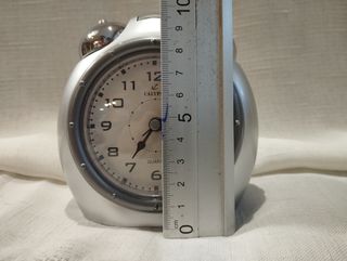 Despertador CALYPSO Plata luz control de volumen