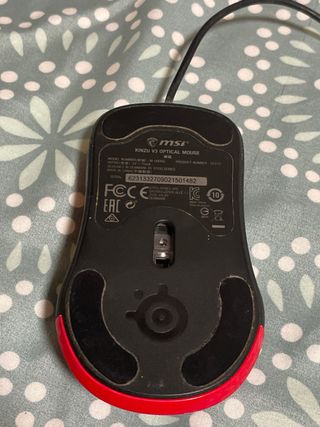 Ratón MSI SteelSeries Kinzu V3 Rojo