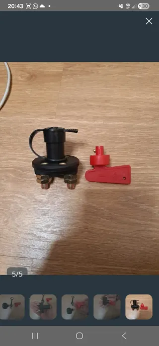 Cortacorrientes Batería Coche