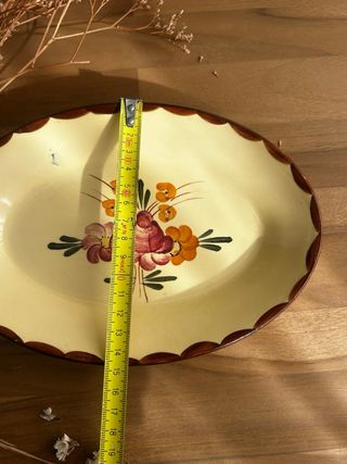 Ravier Longchamp Cerámica Floral