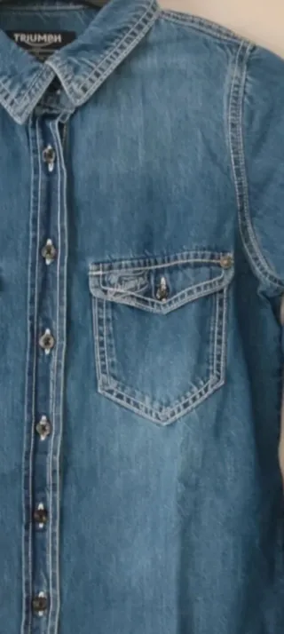 Camicia Jeans Triumph Motorcycle