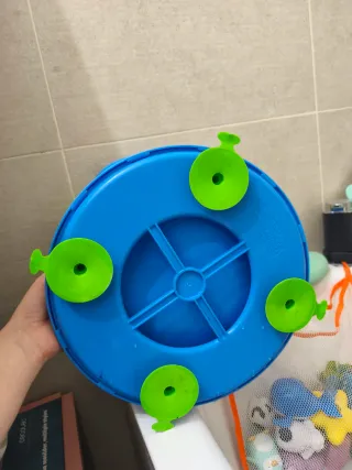 Asiento bañera para bebé azul