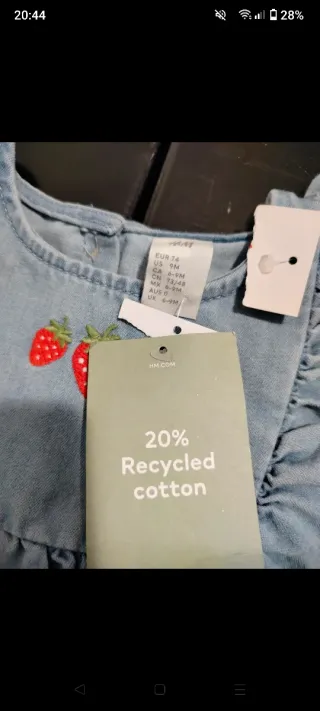 Vestito H&M bimba 6-9 mesi nuovo