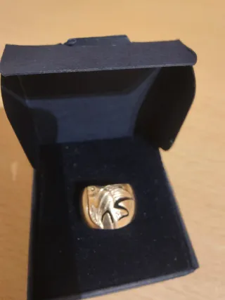 Anillo pez de plata