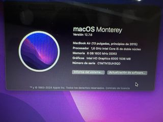 MacBook Air 13 Apple Plata