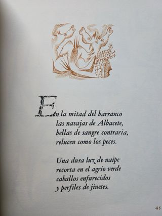 Romancero Gitano, Lorca. Edición Cincuentenario