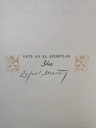 Romancero Gitano, Lorca. Edición Cincuentenario