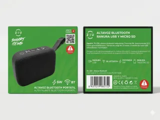Altavoz Bluetooth Portátil Ziu