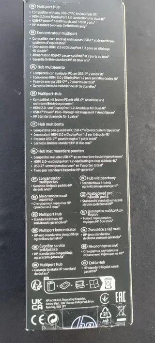Hub USB-C HP Universal Multiport Nuevo
