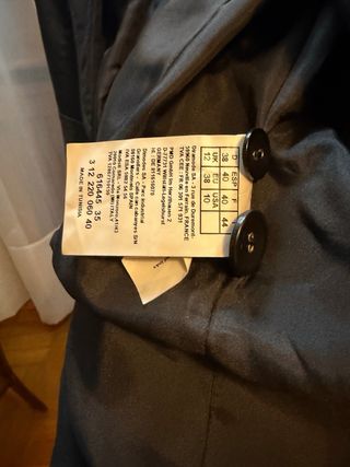 Chaqueta Mujer Corta Negra