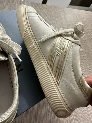 Sneakers donna bianche e oro