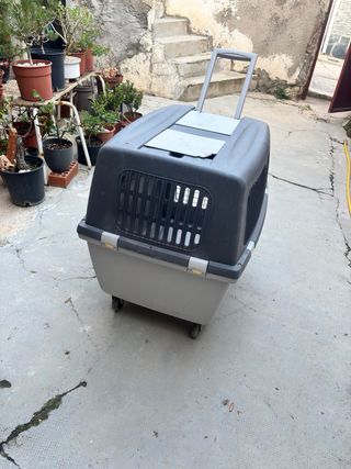Transportín para perro con ruedas