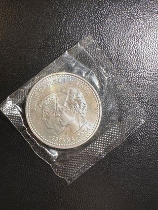 Moneda 12 Euros Conmemorativa Felipe y Letizia