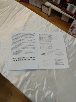 Freidora de aire doble