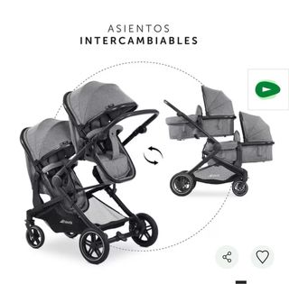 Silla de paseo gemelar Hauck Atlantic Twin