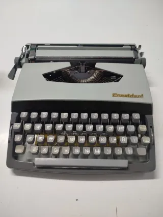 Máquina de Escribir President Vintage Maletín